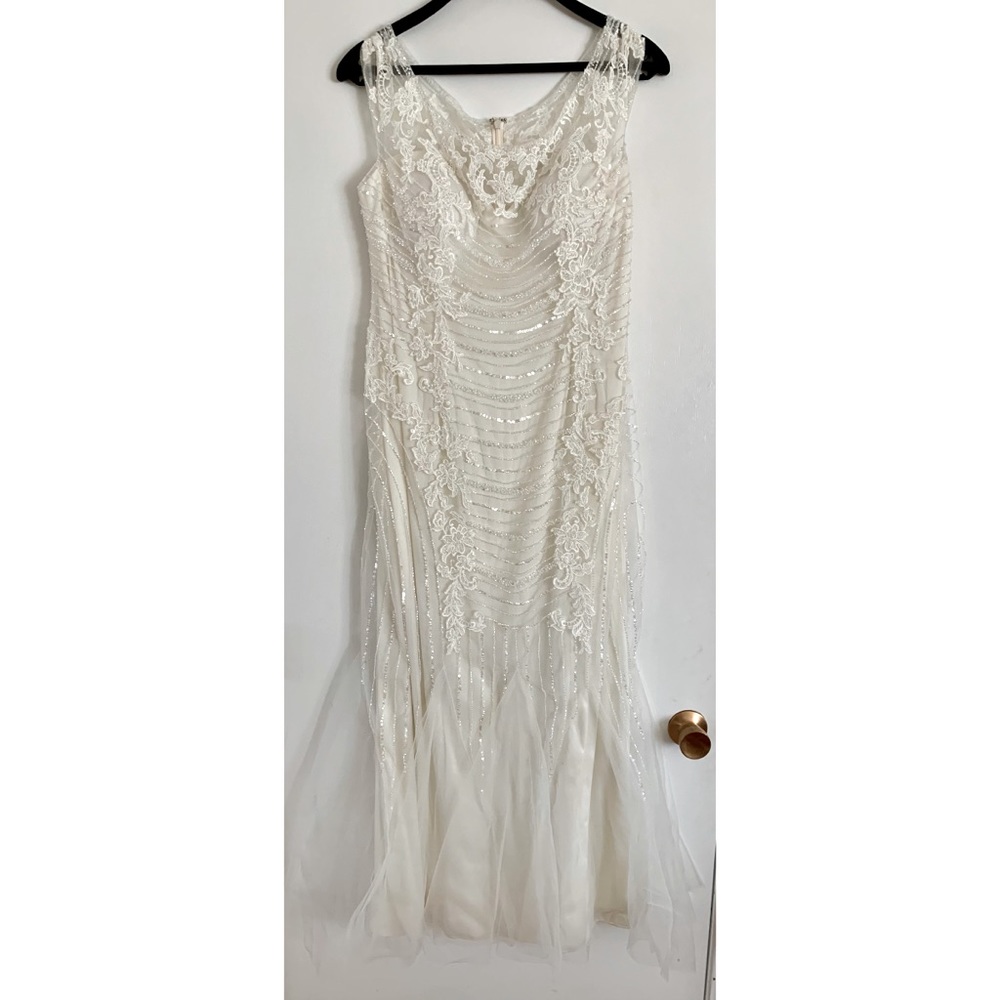 Jade Couture by Jasmine Bridal White Party Dress